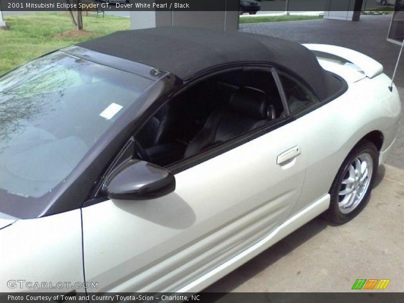 Dover White Pearl / Black 2001 Mitsubishi Eclipse Spyder GT