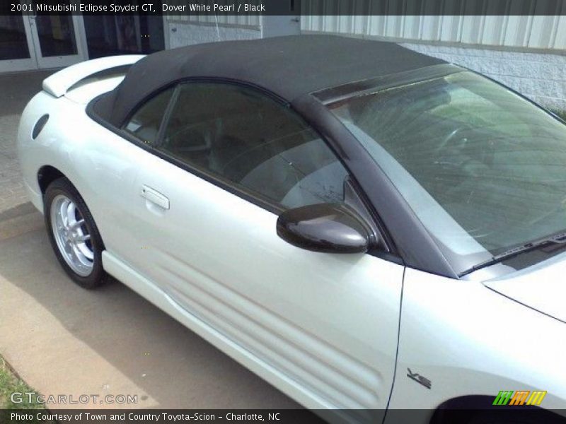 Dover White Pearl / Black 2001 Mitsubishi Eclipse Spyder GT
