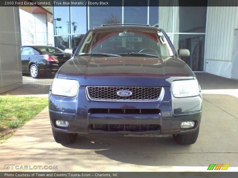 True Blue Metallic / Ebony Black 2003 Ford Escape Limited