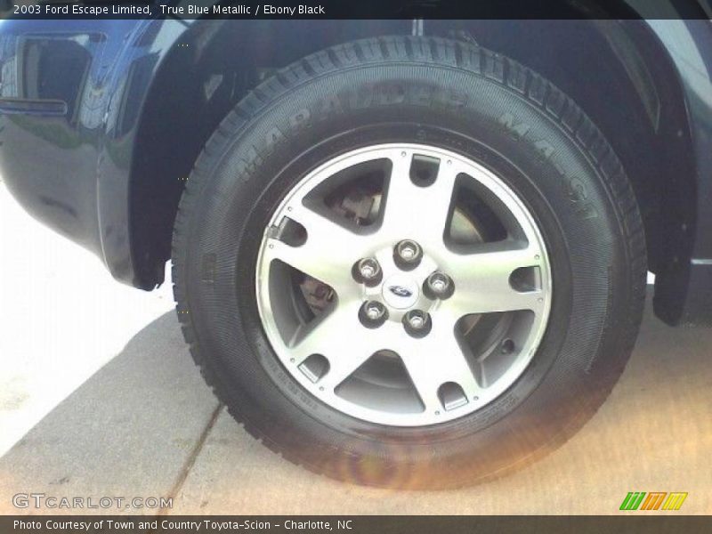 True Blue Metallic / Ebony Black 2003 Ford Escape Limited