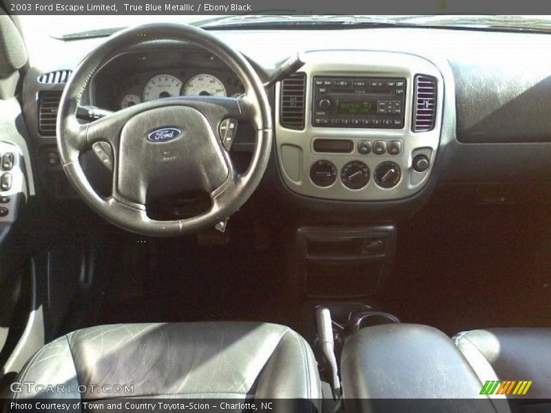 True Blue Metallic / Ebony Black 2003 Ford Escape Limited