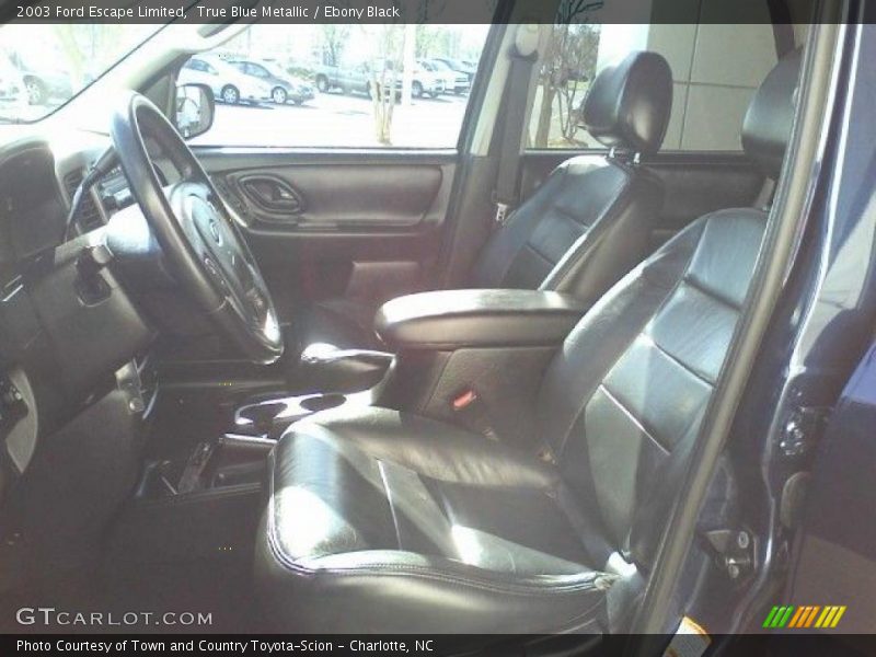 True Blue Metallic / Ebony Black 2003 Ford Escape Limited
