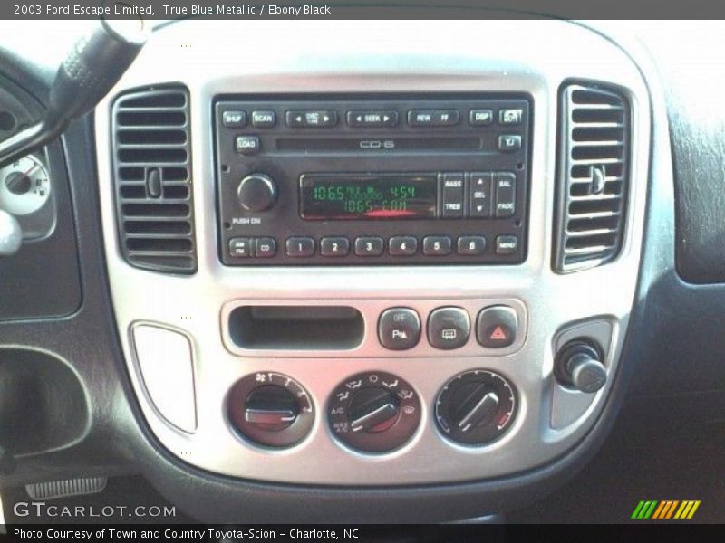 True Blue Metallic / Ebony Black 2003 Ford Escape Limited