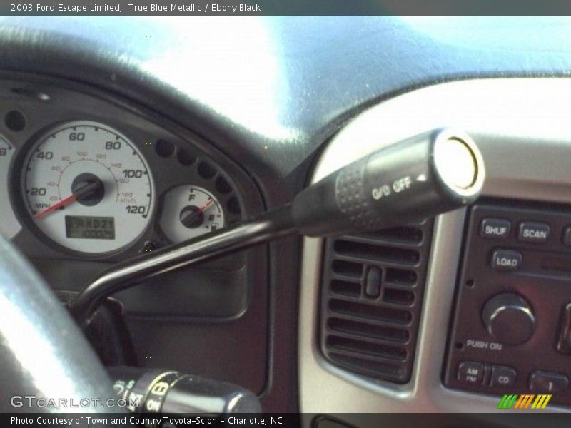 True Blue Metallic / Ebony Black 2003 Ford Escape Limited