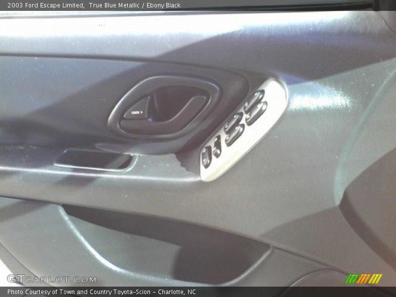True Blue Metallic / Ebony Black 2003 Ford Escape Limited
