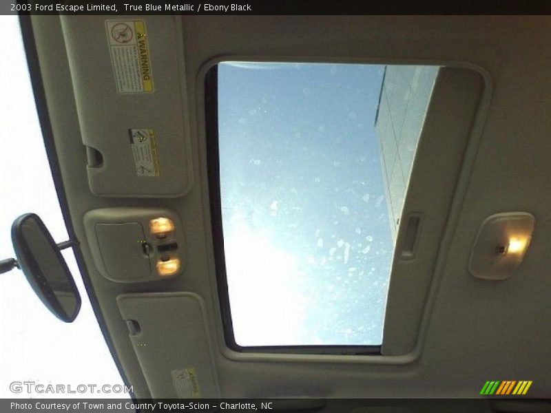 True Blue Metallic / Ebony Black 2003 Ford Escape Limited