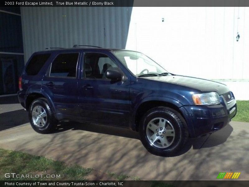 True Blue Metallic / Ebony Black 2003 Ford Escape Limited