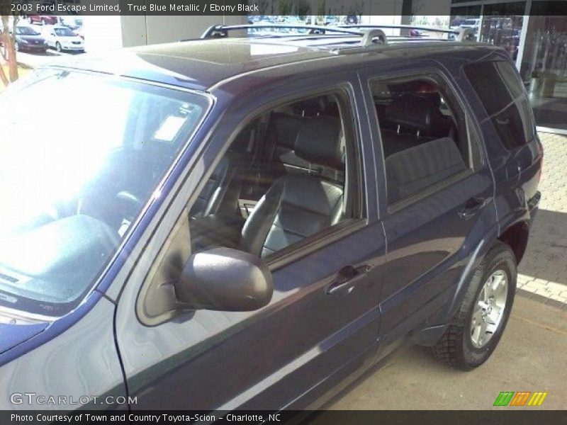 True Blue Metallic / Ebony Black 2003 Ford Escape Limited