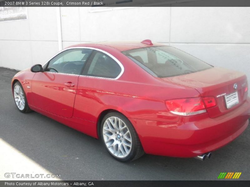 Crimson Red / Black 2007 BMW 3 Series 328i Coupe