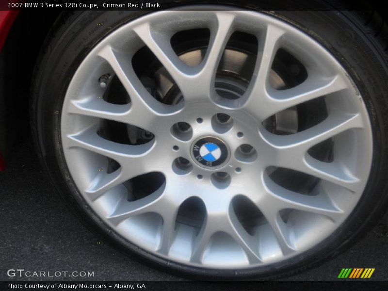 Crimson Red / Black 2007 BMW 3 Series 328i Coupe