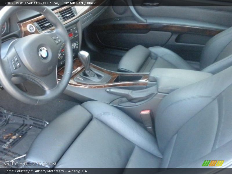 Crimson Red / Black 2007 BMW 3 Series 328i Coupe