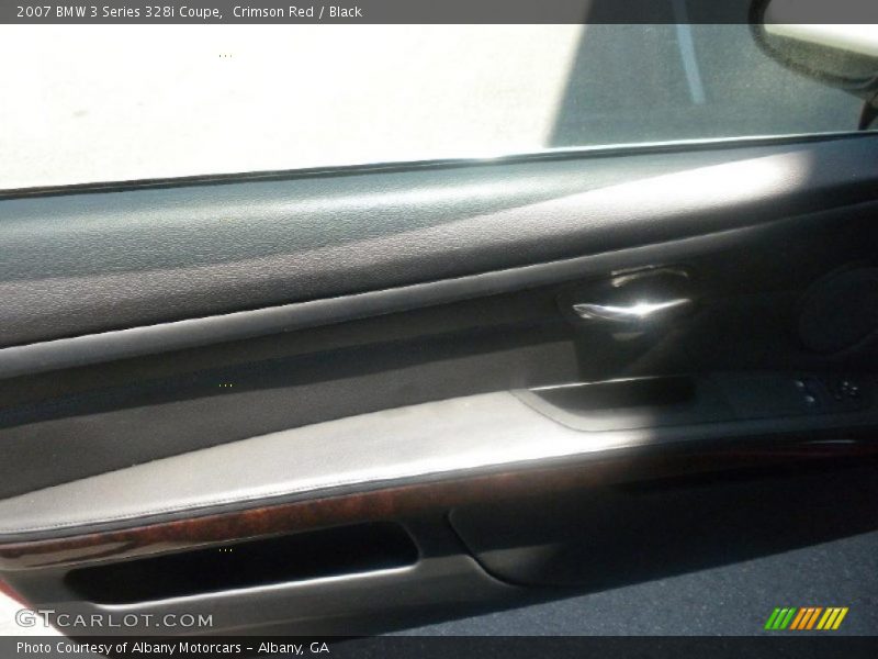 Crimson Red / Black 2007 BMW 3 Series 328i Coupe