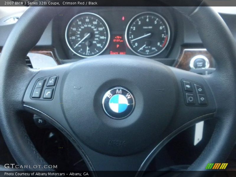 Crimson Red / Black 2007 BMW 3 Series 328i Coupe