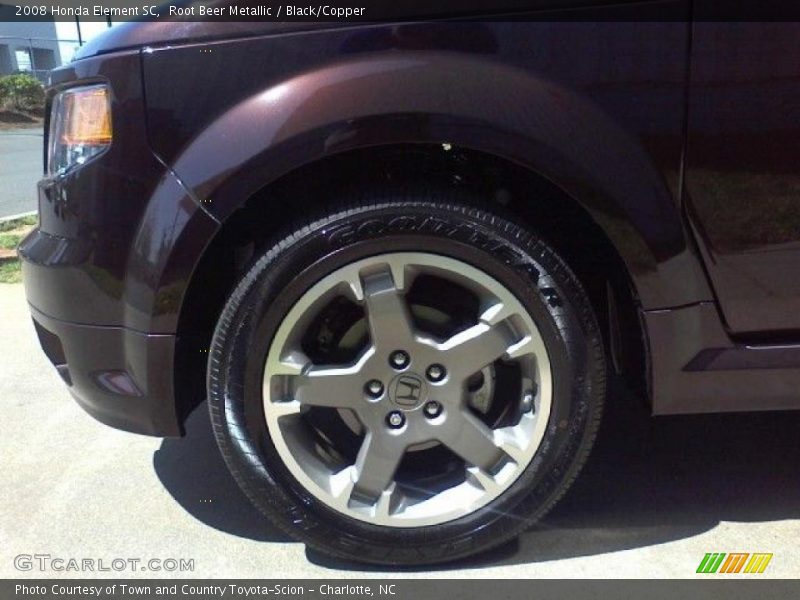 Root Beer Metallic / Black/Copper 2008 Honda Element SC