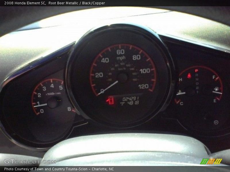 Root Beer Metallic / Black/Copper 2008 Honda Element SC