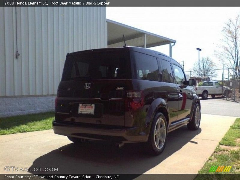 Root Beer Metallic / Black/Copper 2008 Honda Element SC