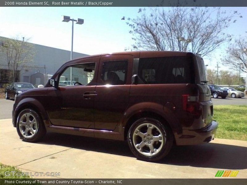 Root Beer Metallic / Black/Copper 2008 Honda Element SC