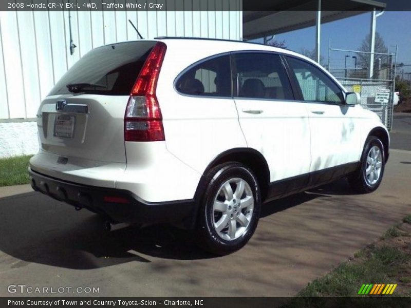 Taffeta White / Gray 2008 Honda CR-V EX-L 4WD
