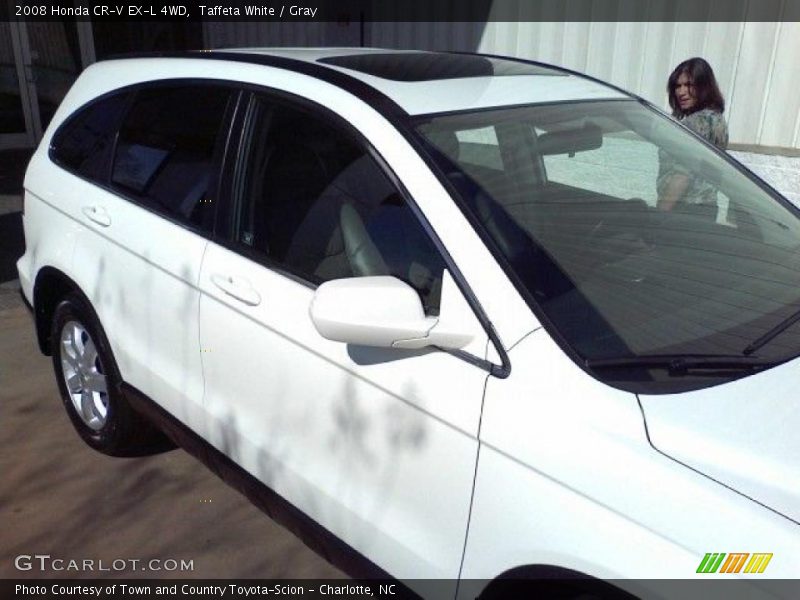 Taffeta White / Gray 2008 Honda CR-V EX-L 4WD