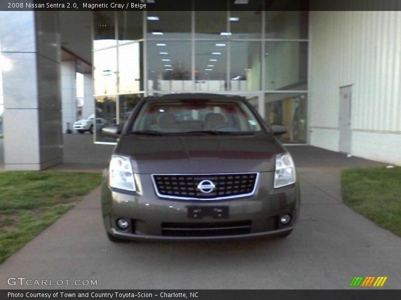 Magnetic Gray / Beige 2008 Nissan Sentra 2.0