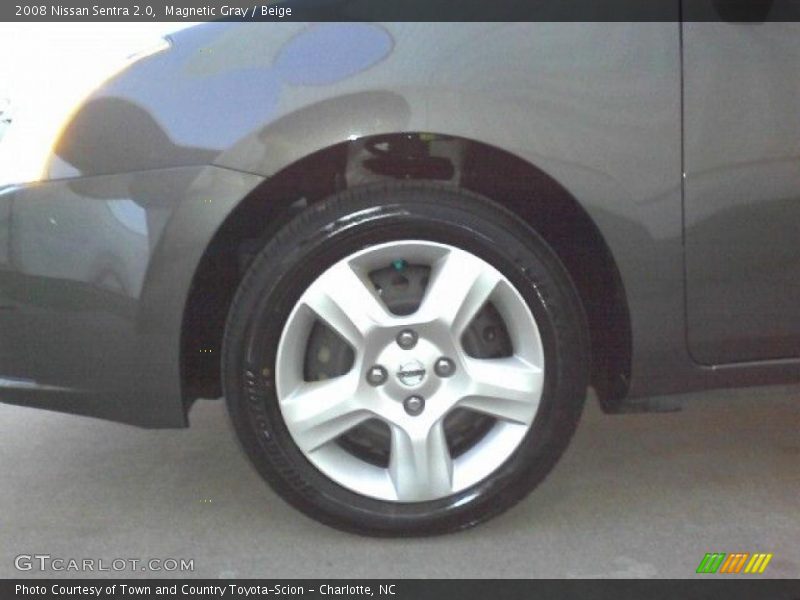 Magnetic Gray / Beige 2008 Nissan Sentra 2.0