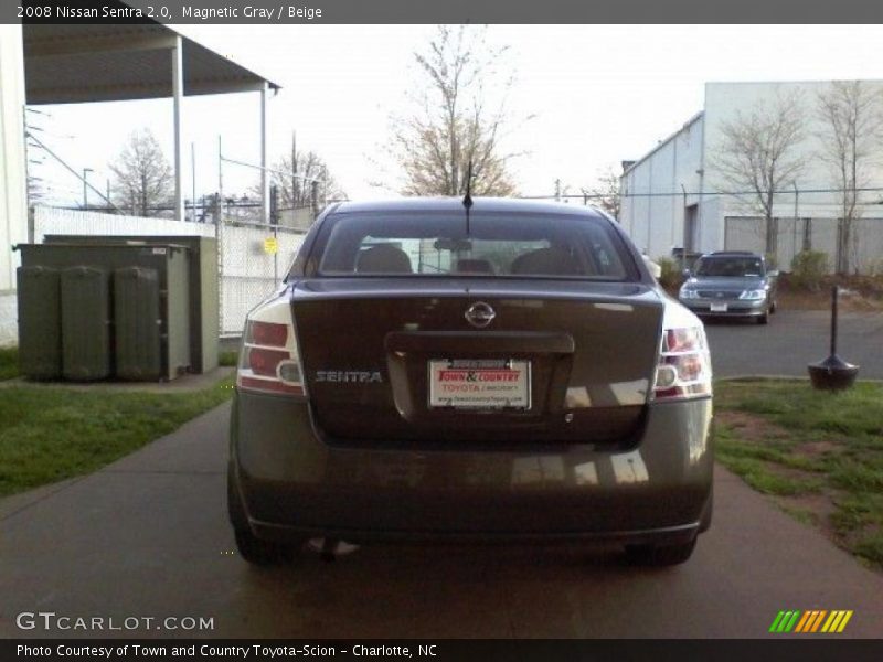 Magnetic Gray / Beige 2008 Nissan Sentra 2.0