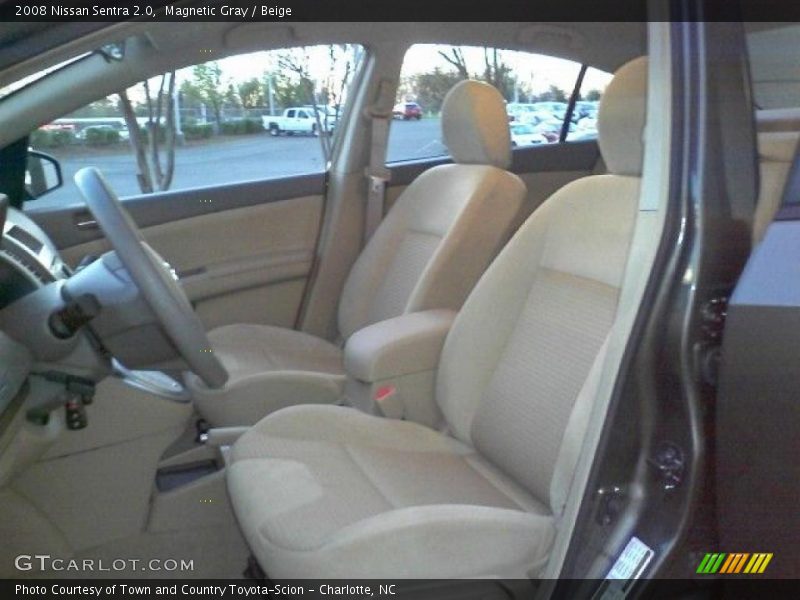 Magnetic Gray / Beige 2008 Nissan Sentra 2.0