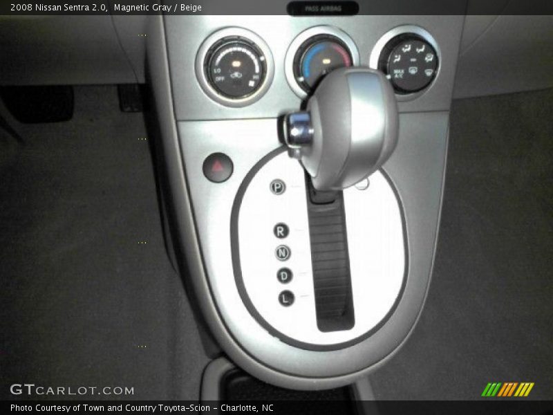 Magnetic Gray / Beige 2008 Nissan Sentra 2.0