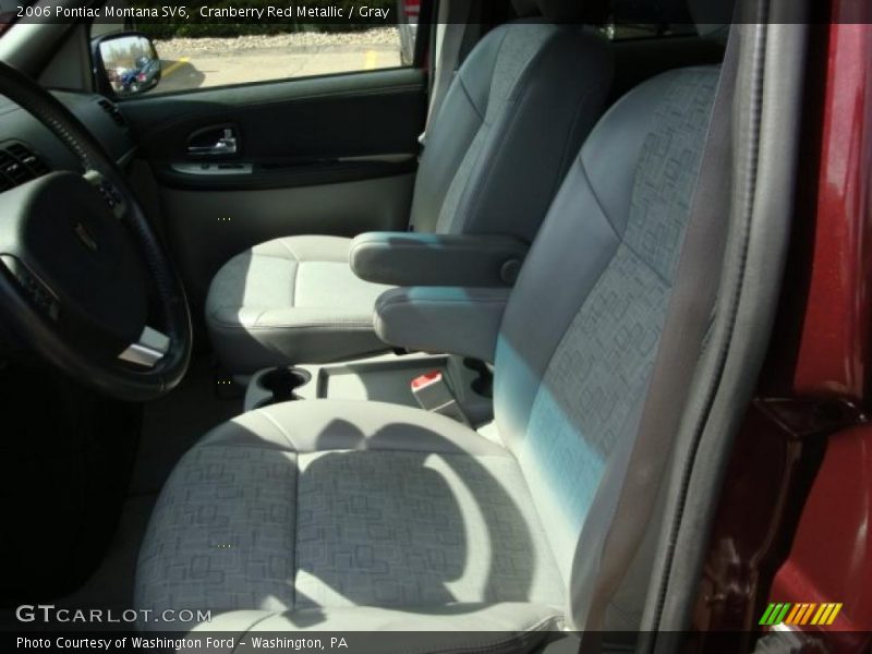 Cranberry Red Metallic / Gray 2006 Pontiac Montana SV6