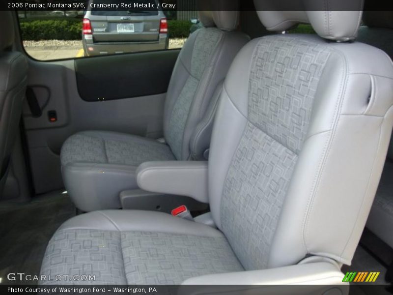 Cranberry Red Metallic / Gray 2006 Pontiac Montana SV6