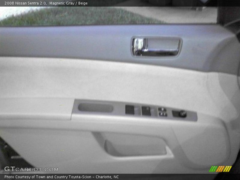 Magnetic Gray / Beige 2008 Nissan Sentra 2.0