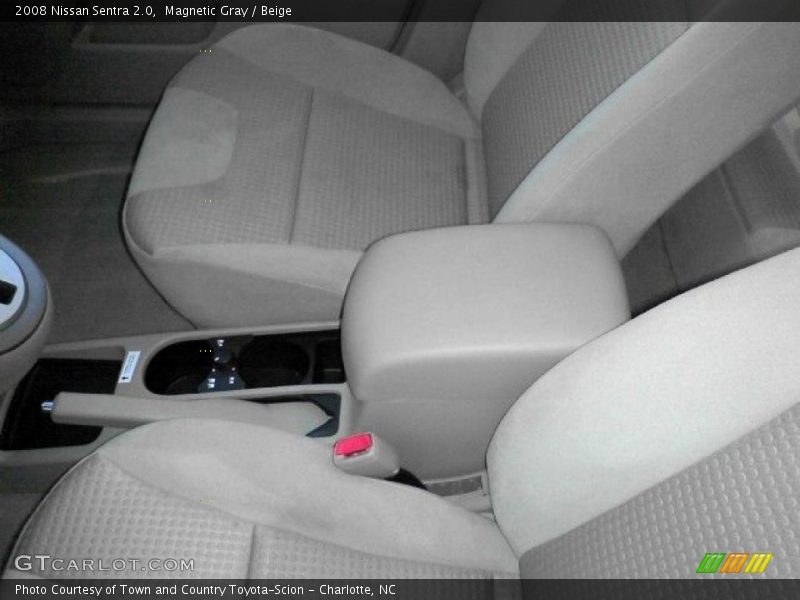 Magnetic Gray / Beige 2008 Nissan Sentra 2.0