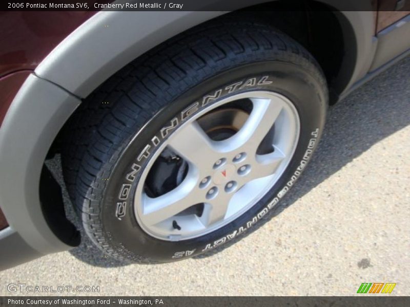 Cranberry Red Metallic / Gray 2006 Pontiac Montana SV6