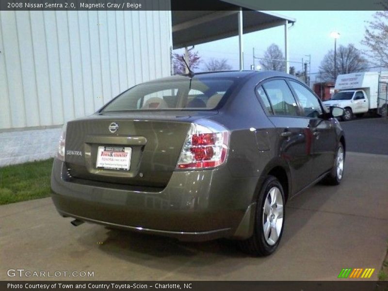 Magnetic Gray / Beige 2008 Nissan Sentra 2.0
