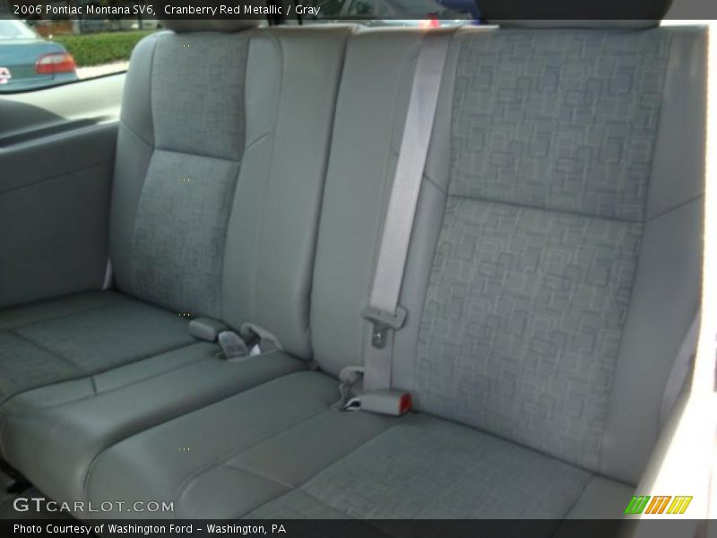 Cranberry Red Metallic / Gray 2006 Pontiac Montana SV6
