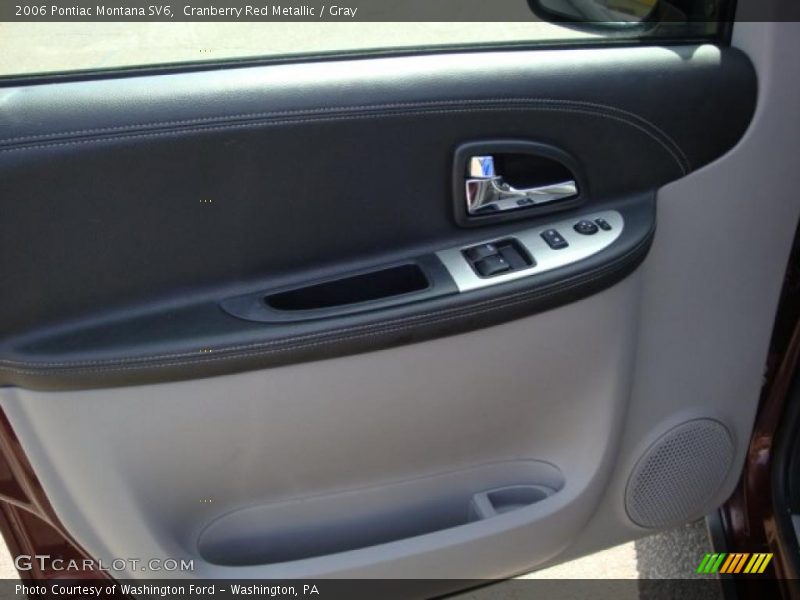 Cranberry Red Metallic / Gray 2006 Pontiac Montana SV6