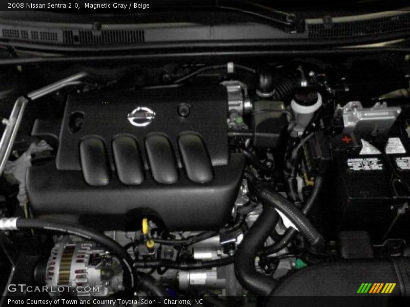 Magnetic Gray / Beige 2008 Nissan Sentra 2.0