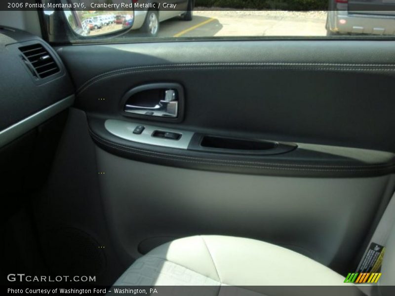Cranberry Red Metallic / Gray 2006 Pontiac Montana SV6