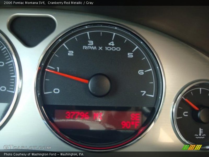 Cranberry Red Metallic / Gray 2006 Pontiac Montana SV6