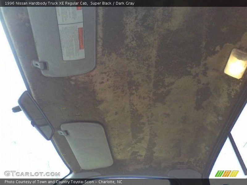 Super Black / Dark Gray 1996 Nissan Hardbody Truck XE Regular Cab