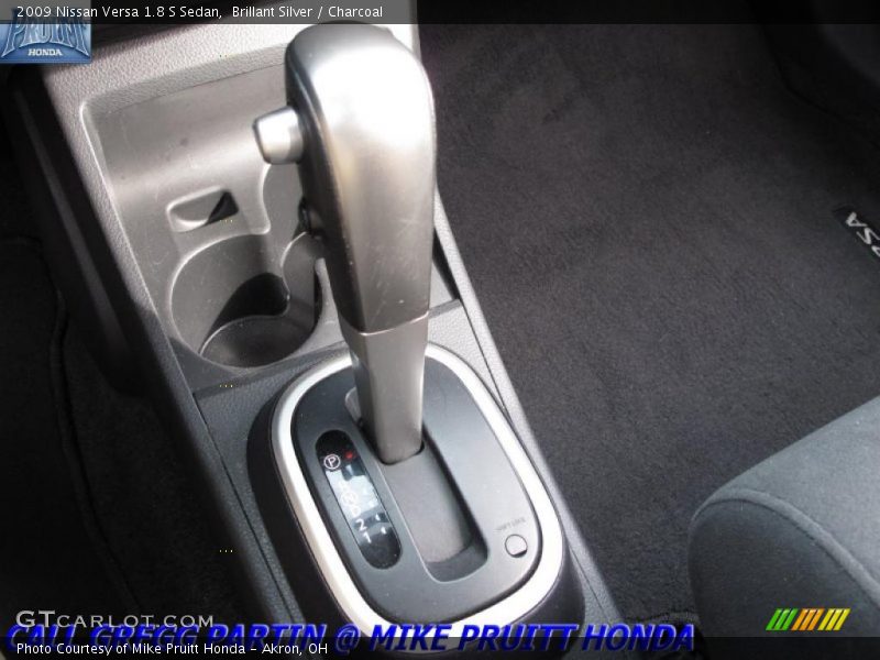 Brillant Silver / Charcoal 2009 Nissan Versa 1.8 S Sedan