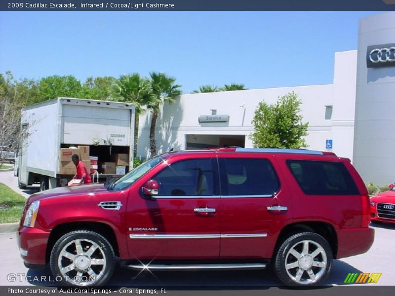 Infrared / Cocoa/Light Cashmere 2008 Cadillac Escalade