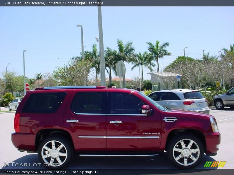 Infrared / Cocoa/Light Cashmere 2008 Cadillac Escalade