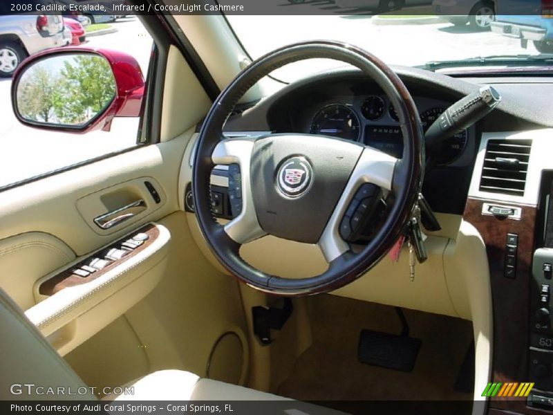 Infrared / Cocoa/Light Cashmere 2008 Cadillac Escalade