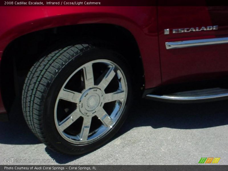 Infrared / Cocoa/Light Cashmere 2008 Cadillac Escalade