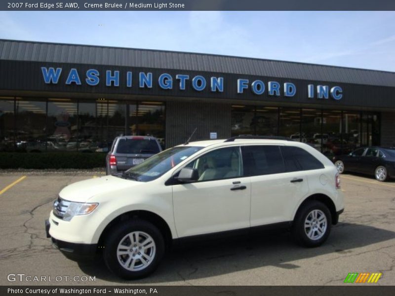 Creme Brulee / Medium Light Stone 2007 Ford Edge SE AWD