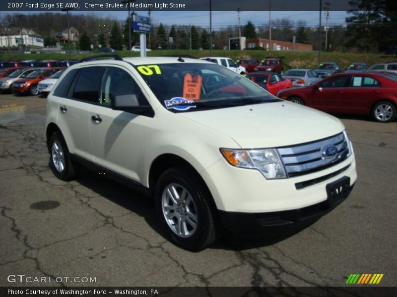 Creme Brulee / Medium Light Stone 2007 Ford Edge SE AWD
