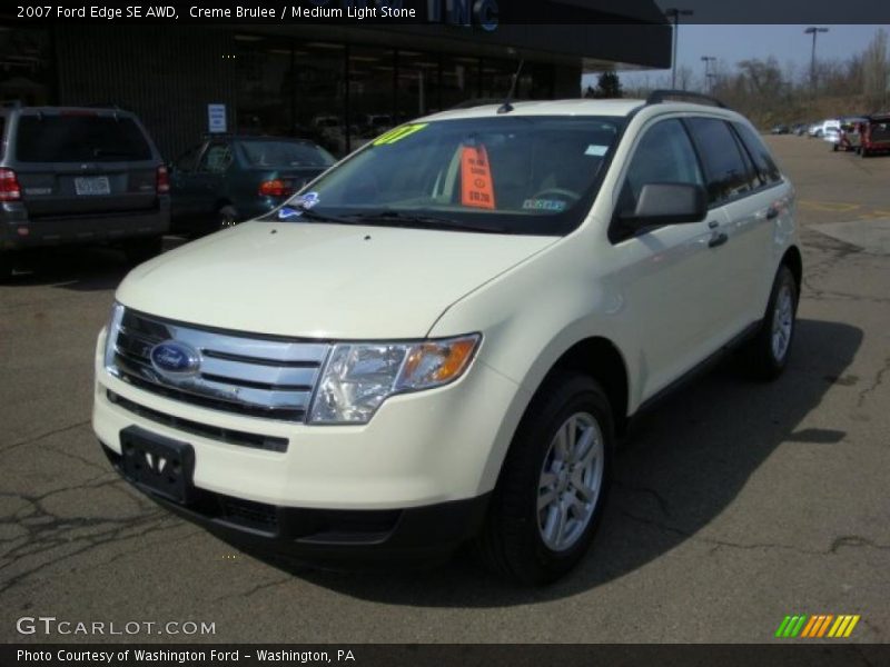 Creme Brulee / Medium Light Stone 2007 Ford Edge SE AWD