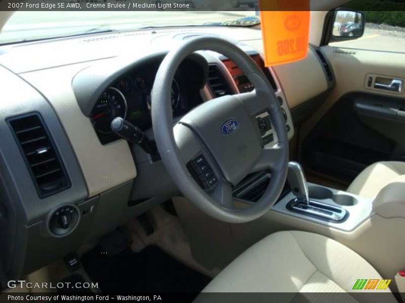 Creme Brulee / Medium Light Stone 2007 Ford Edge SE AWD