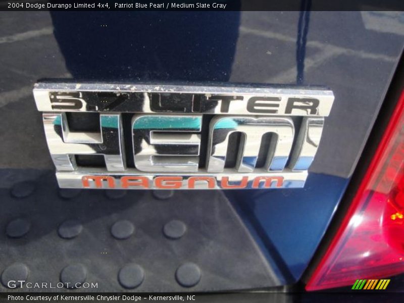 Patriot Blue Pearl / Medium Slate Gray 2004 Dodge Durango Limited 4x4